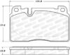 StopTech 07-15 Audi Q7 Street Performance Front Brake Pads