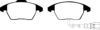 EBC 06-13 Audi A3 2.0 Turbo (Girling rear caliper) Ultimax2 Front Brake Pads