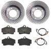 Porsche Brembo Brakes Kit – Pads and Rotors Rear (299mm) (Low-Met) 98735240301 – Brembo 1535738KIT