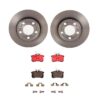 Audi Brembo Brake Kit – Pads and Rotors Rear (239mm) (Ceramic) 8E0698451L – Brembo 1541099KIT