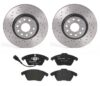 Audi VW Brakes Kit – Pads and Rotors Front (312mm) (Xtra) (Low-Met) 8J0698151C – Brembo 1564251KIT