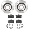 Audi Brembo Brake Kit – Pads and Rotors Rear (280mm) (Xtra) (Low-Met) 8E0698451L – Brembo 1564409KIT
