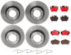 Porsche Brakes Kit – Pads & Rotors Front and Rear (318mm/299mm) (Ceramic) 99661236500 – Brembo 1590181KIT