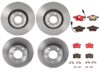 Audi Brake Kit – Pads and Rotors Front and Rear (312mm/245mm) (Ceramic) 8E0698451L – Brembo 1629688KIT