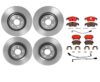 Audi Brake Kit – Pads and Rotors Front and Rear (345mm/330mm) (Ceramic) 8R0698151A – Brembo 1631547KIT