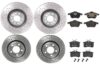 Audi Brake Kit – Pads and Rotors Front and Rear (312mm/256mm) (Xtra) (Low-Met) 8N0615601B – Brembo 1634230KIT
