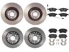 Audi Brake Kit – Pads and Rotors Front and Rear (360mm/310mm) (Low-Met) 8E0698451P – Brembo 1638394KIT