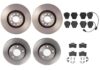 Brembo Brake Pads and Rotors Kit – Front and Rear (320mm/256mm) (Low-Met)