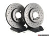 Cross Drilled UV Coated Brake Rotors - Pair (256x20)