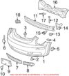 Bumper Cover Grille – Front Center (Satin Black)