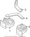 VW Horn 5C0951221B