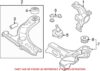 VW Suspension Control Arm Bushing – Front Rearward 1J0407181