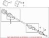 VW CV Axle Assembly – Front Driver Side 1J0407271PL
