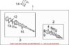 VW Axle Assembly – Front Driver Side (Auto Trans) (New) 1J0407271QA