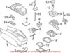 VW 12 Volt Accessory Power Outlet Housing 1J0919341A