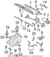 VW Windshield Wiper Arm – Driver Side 1J1955409G