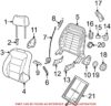 Seat Back Release Handle – Driver Side (Gray)