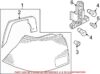 VW Tail Light Socket 1J5945257 – Genuine VW/Audi