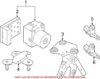 Genuine VW/Audi VW ABS Hydraulic Unit (w/ Controller) 1K0614517BJBEF
