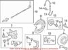 VW Disc Brake Caliper Bracket – Rear 1K0615425P