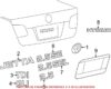 VW License Plate Bracket – Rear 1KM827211A