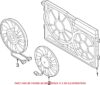 VW Engine Cooling Fan (295mm) (Manual Transmission) 1KM959455D