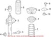 VW Suspension Strut – Front 1T0413031HP