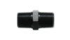 Vibrant 1/4in NPT x 1/4in NPT Straight Union Pipe Adapter Fitting - Aluminum