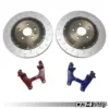 034Motorsport 2-Piece Floating Rear Brake Rotor 355mm Upgrade for Mk8 GTI/Golf R, Audi 8Y S3/RS3
