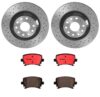 Audi VW Brakes Kit – Pads and Rotors Rear (310mm) (Xtra) (Ceramic) 8E0698451J – Brembo 2325549KIT