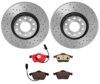 Audi Brake Kit – Pads and Rotors Front (312mm) (Xtra) (Ceramic) 8E0615301R – Brembo 2377251KIT