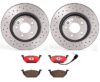 VW Brakes Kit – Brembo Pads and Rotors Front (280mm) (Xtra) (Ceramic) 1K0698151D – Brembo 2777414KIT