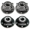 Audi VW Wheel Bearing and Hub Assembly Kit – Front and Rear 5K0498621 – Timken 2875584KIT