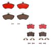 VW Brakes Kit – Brembo Pads Front and Rear (Ceramic) 8E0698451L – Brembo 3057041KIT
