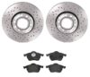 Audi VW Brakes Kit – Pads and Rotors Front (288mm) (Xtra) (Low-Met) 8D0698151C – Brembo 3057672KIT