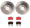 Audi Brembo Brake Kit – Pads and Rotors Rear (245mm) (Ceramic) 8E0698451L – Brembo 3058113KIT