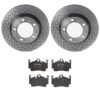 Porsche Brembo Brakes Kit – Pads and Rotors Rear (299mm) (Low-Met) 99735293900 – Brembo 3058238KIT