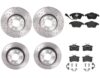 Audi VW Brakes Kit – Pads &  Rotors Front and Rear (288mm/255mm) (Xtra) (Low-Met) 8J0698151C – Brembo 3089657KIT