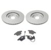 Genuine VW/Audi Disc Brake Pad and Rotor Kit – Front (320mm) 8E0698151G