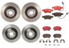 Brembo Brake Pads and Rotors Kit – Front and Rear (360mm/335mm) (Ceramic)