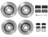 Audi Brake Kit – Pads and Rotors Front and Rear (345mm/330mm) (Low-Met) 8R0698151T – Brembo 3326090KIT