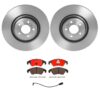 Audi Brake Kit – Pads and Rotors Front (345mm) (Ceramic) 8R0698151A – Brembo 3326154KIT