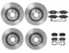 Brembo Brake Pads and Rotors Kit – Front and Rear (345mm/330mm) (Low-Met)