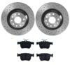 Audi VW Brakes Kit – Pads and Rotors Rear (310mm) (Low-Met) 5Q0698451P – Brembo 3724562KIT