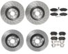VW Brakes Kit – Pads & Rotors Front and Rear (340mm/310mm) (Low-Met) 5Q0615601E – Brembo 3807749KIT