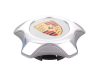 Aluminum Star-Shaped Center Cap With Full Color Porsche Crest - Priced Each