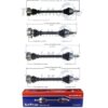 VW CV Axle Shaft Kit – Front and Rear 857407272A – Aftermarket 3991402KIT