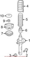 VW Coil Spring – Front 3C0411105N