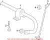 Genuine VW/Audi VW Sway Bar Bushing – Front (23mm) 3C0411303T