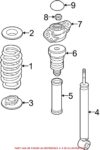 VW Shock Absorber 3C0513049BS